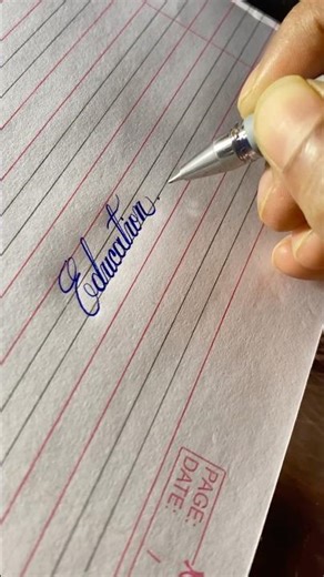 Cursive handwriting practice for beginners | #youtubeshorts #handwritingpractice