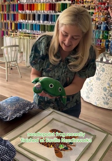 Explore Our Unique Needlepoint Frog Collection