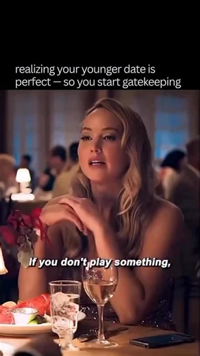 Sarcoofy on Instagram: "No Hard Feelings 🎬 This scene is a slow-motion social derailment. Maddie (Jennifer Lawrence) thinks she’s in control—until Percy (Andrew Barth Feldman) calmly walks to the piano and plays “Maneater.” What starts as playful manipulation flips into genuine surprise, and the power dynamic collapses in real time. Tight close-ups capture every micro-expression as confidence appears where insecurity was expected. Then comes the real chaos: Natalie’s bubbly entrance, the Prince