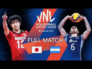 🇦🇷 ARG vs. 🇯🇵 JPN - Full Match | Men's VNL 2021