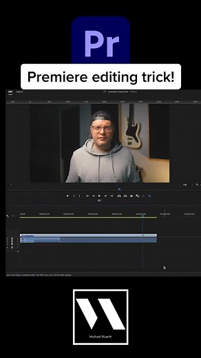Use multicam in Premiere Pro to cut your editing time in half! #video #premiere #premierepro #videoediting #videoeditor #adobepremiere