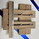 Taiss 100PCS Threaded Inserts Nuts,6 Sizes Wood Threaded Insert Kit,Furniture Screw in Nut Wood Inserts M4/M5/M6/M8 Threaded Inserts for Wood,Hex Socket Drive Screw Inserts for Wood Furniture,Cabinet