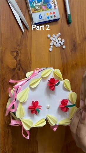 diy cake gift box ♥️ #art #diy #trending