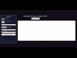 Build a Whiteboard Video Editor Using Canvas API to Export Text & Images to MP4 Video in Browser