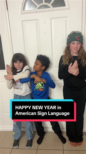 Happy New Year in American Sign Language (ASL) #fy #americansignlanguage #happynewyear #Deaf #learningasl