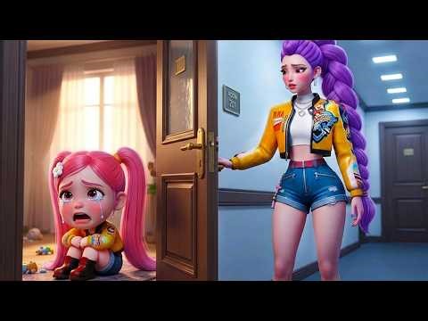 😱Mira was rescued from her orphaned life by Rumi! 🥺💖KPop Demon Hunters