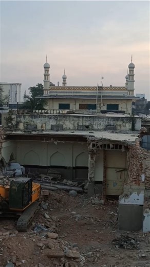 Demolition of Main Terminal Building at Hyderabad Railway Station under Redevelopment