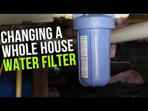 How to Change the Filter on a Whole House Water Filtration System
