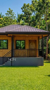 🇵🇭 A well-designed home blending woven bamboo walls, a strong concrete foundation, and a modern metal roof natural beauty and lasting durability working together seamlessly. #NGN #reels #home #Amazing #Philippines #nature #countryside | Nathaniel Guevarra Navarro