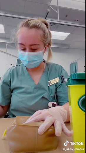 Inserting a Subcutaneous Butterfly for Nursing Students