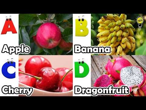 Fruits Alphabet song for Children | Fruit ABC Song | Phonics for Kids | Alphabet Letters