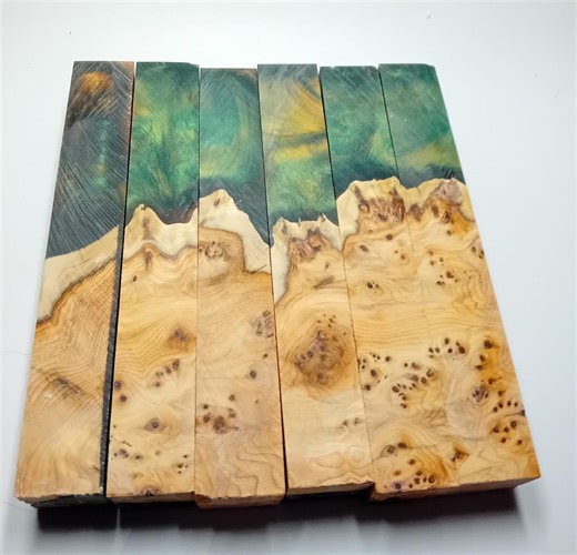 Stabilised Yew/resin Hybrid Blanks - Etsy UK