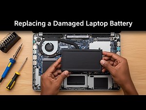 How to Replace your Damaged Laptop battery: DIY