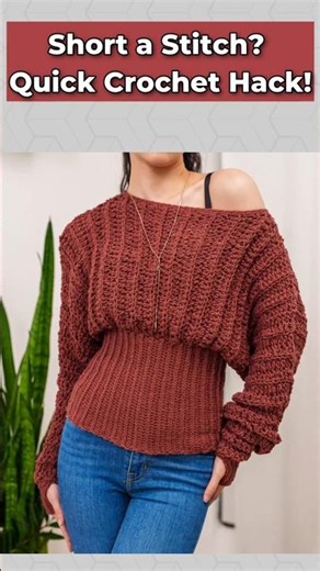 Short a Stitch? Quick Crochet Hack!