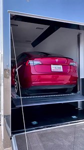 Transport multiple vehicles + cargo in the all-aluminum ATC Rōm Stacker.#enclosedtrailer #stacker #carhauler #autotransport #cartrailer #tesla #carsoffacebook #allaluminum #aluminumtrailer #hittheroad #classiccars #racer | Triple M Trailers of Texas | Facebook