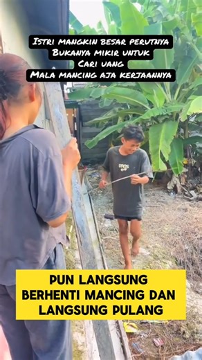 momen lucu ketika istri lagi hamil marah-marah karena suami mancing ikan terus ‼️‼️ #ngakak #lucu