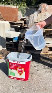 Follow these simple steps to preserve and reuse your ROMPOX ECOFINE jointing mortar for up to 6 months! #ROMEX #ECOFINE #JOINTING #GROUT #PERMEABLE @romex.maxwell @romex.stef @romex_northeast | ROMEX North America