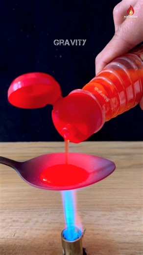 Hot Spoon Experiment on Instagram: "1000°C How to make Gravity 😱 #satisfyingvideo #experiment #foryou #usa #fyp"