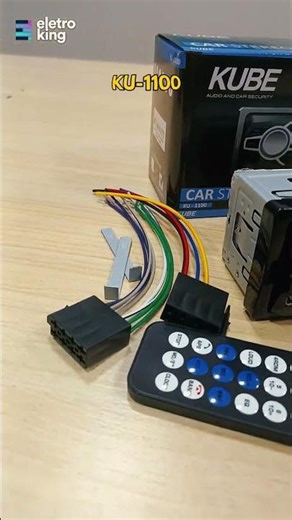 🔊 Kit Rádio Kube KU-1100 + 4 Alto Falantes JBL Flex4 5TRFX55 5" 55W+ Antena Interna Stetsom ST900
