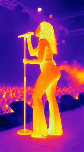 High Note Performance Caught on Thermal Camera
