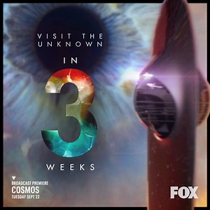 12K views · 1K reactions | An EPIC adventure awaits, just three weeks away.  The COSMOS broadcast premiere takes off Tuesday, September 22 at 8/7c on FOX. | Cosmos | Facebook