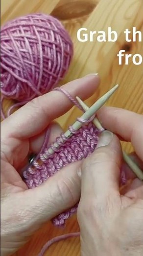 Knit Stitch (Continental Style)
