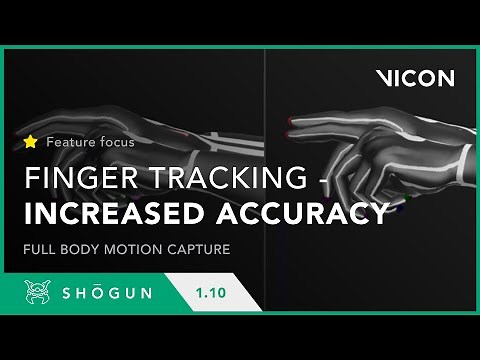 Improved finger tracking accuracy for hand motion capture