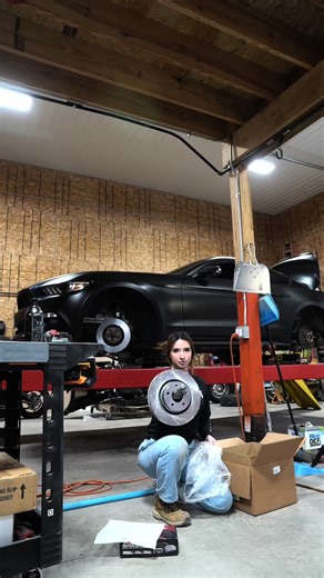 Let’s do the mustangs brakes & rotors | mustang