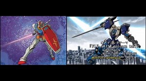 [#Gundam0079 #JinkiExtend #Anime] As some of you may know, or not know, the opening of Jinki:Extend is almost an exact reference of Gundam 0079 opening. So I made a side-by-side edit of the 2 OP sequence with both op songs. There's also a single screen version of Jinki's op with MSG music. We now have glorious Obari animation with good old MSG music. I had to edit some of Jinki:Extend sequence to fit perfectly with the MSG sequence. Songs: Tobe! Gundam (Gundam 0079), Fly Away (Jinki:Extend) I do