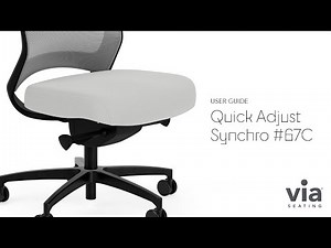 67C Quick Adjust Advanced Synchro user guide | Via Seating