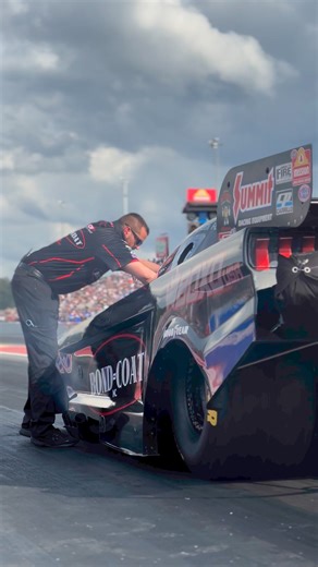 61K views · 1.5K reactions | Final adjustments. Stage. Launch  NHRA Boxousa Summit Racing Equipment #nitrofunnycar #chadgreen #chadgreenmotorsports #bondcoat #boxotools #nhra #dragracing #dragrace #motorsports #racecars #fastcar #topfuel #promod #dragster #funnycar #fordracing #fordperformance #summitracing #darkhorse #mustangs #racetrack #mindblown #horsepower #fastest #rocketfuel #powerful #engines #motorracing #gforce #drivers | Chad Green Motorsports | Facebook