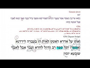 Christian Palestinian Aramaic Genesis 50:10b