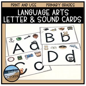 Alphabet Flash Cards | Letter Recognition | Beginning Sound Cards