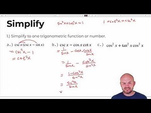 Verify Trigonometric Identities | Analytic Trig | Pre-Calculus