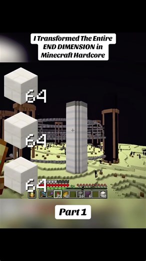 Transforming the End Dimension in Minecraft Hardcore