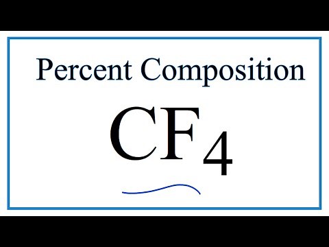How to Find the Percent Composition by Mass for CF4 (Carbon tetrafluoride)