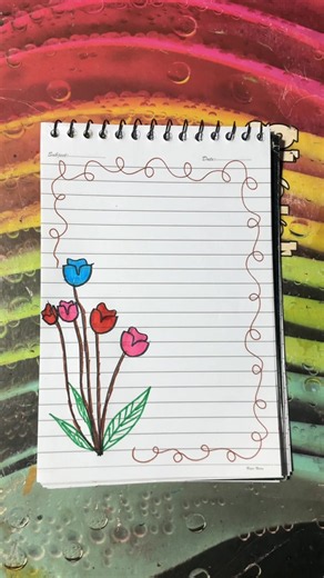 Beautiful Border Design Ideas for Front Pages | Simple Margin & Doodle Borders