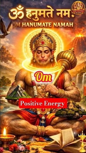 💰Powerful Hanuman Mantra 🙏 Remove Fear & Negative Energy | Om Hanumate Namah ✨