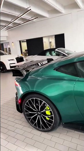 The Aston Martin Vantage F1 edition in racing green!