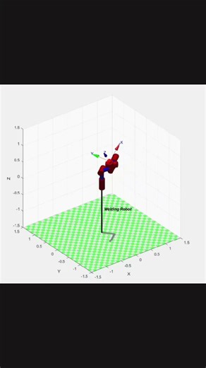welding robot #robot #robotics #matlab #welding #engineering #diy
