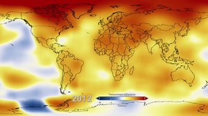 How global temperatures have risen since 1884