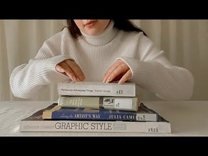 ASMR | Cozy Library Book Haul 📚(page flipping, tracing, soft-spoken, hand movements)