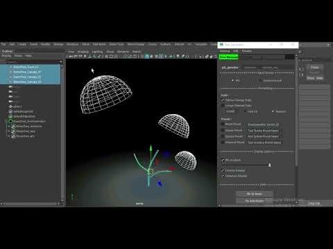 Procedural Tree Generator (Maya – R&D Project) 🌳
