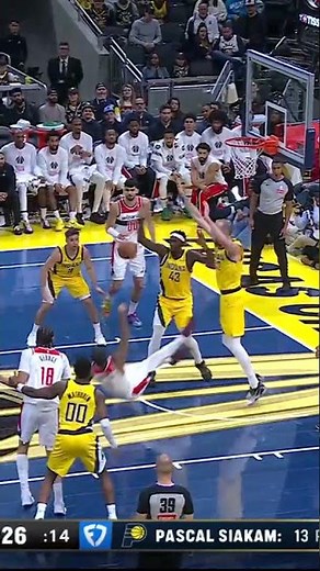 Two Rejections from Jay Huff Lead to Breakaway Slam from Bennedict Mathurin 🔥