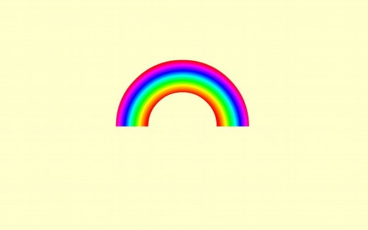 Animate如何制作彩虹出现的动画效果