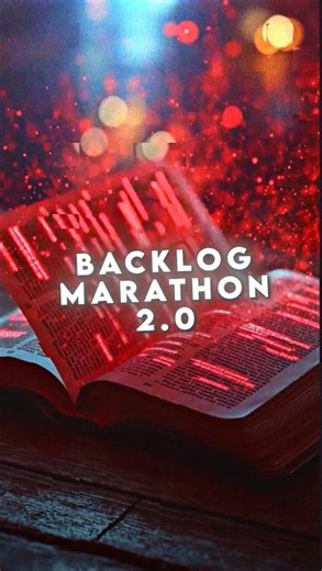 Backlog Marathon 2.0 Teaser🔥 গায়ে কাঁটা দিয়ে উঠবে!