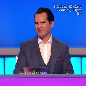 98K views · 22K reactions | There’s just something about Jimmy Carr and a German accent  See more #8OutOf10Cats Best Bits on Sunday at 10pm on E4 with Rob Beckett, Katherine Ryan, Tom Allen, Rosie Jones, Phil Wang, Rose Matafeo, Richard Osman and many more! | 8 Out of 10 Cats | Facebook