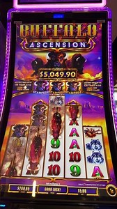 $5 Buffalo Ascension! Super Standpede San Diego Casino Jackpot Win! Handpay Slot Action!