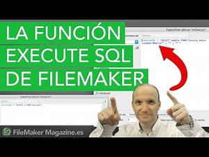 La función ExecuteSQL de FileMaker