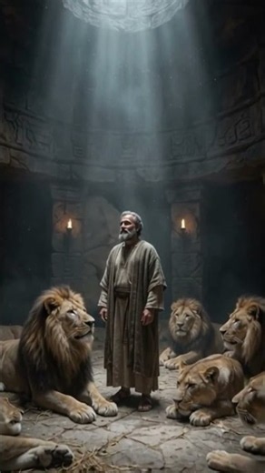 Daniel Walked Out of the Lions’ Den 😱 | Daniel 6 #lion #history #movie #film #ancienthistory